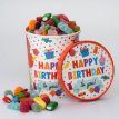 Candy bucket - Happy birthday Candy bucket - Happy birthday