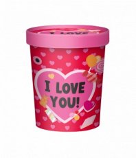 Candy bucket - I love you Candy bucket - I love you