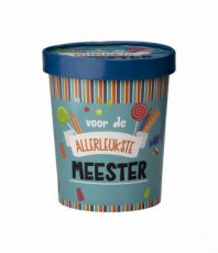 Candy bucket - Meester Candy bucket - Meester