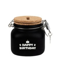 Luxe spaarpot - Happy birthday + snoepzak 400 gram Luxe spaarpot - Happy birthday + snoepzak 400 gram