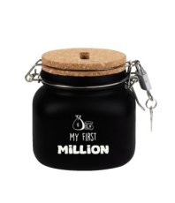 Luxe spaarpot - My first milli + snoepzak 400 gram Luxe spaarpot - My first million + snoepzak 400 gram