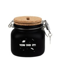 Luxe spaarpot - You did it + snoepzak 400 gram Luxe spaarpot - You did it + snoepzak 400 gram