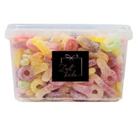 Snoepbox zure mix 2,3 kg Snoepbox zure mix 2,3 kg